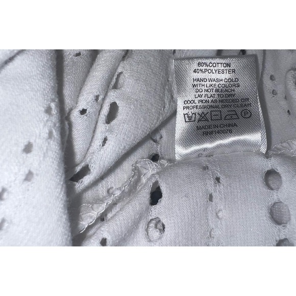 Generation love white half sleeve sz s coastal round collar - Picture 7 of 7